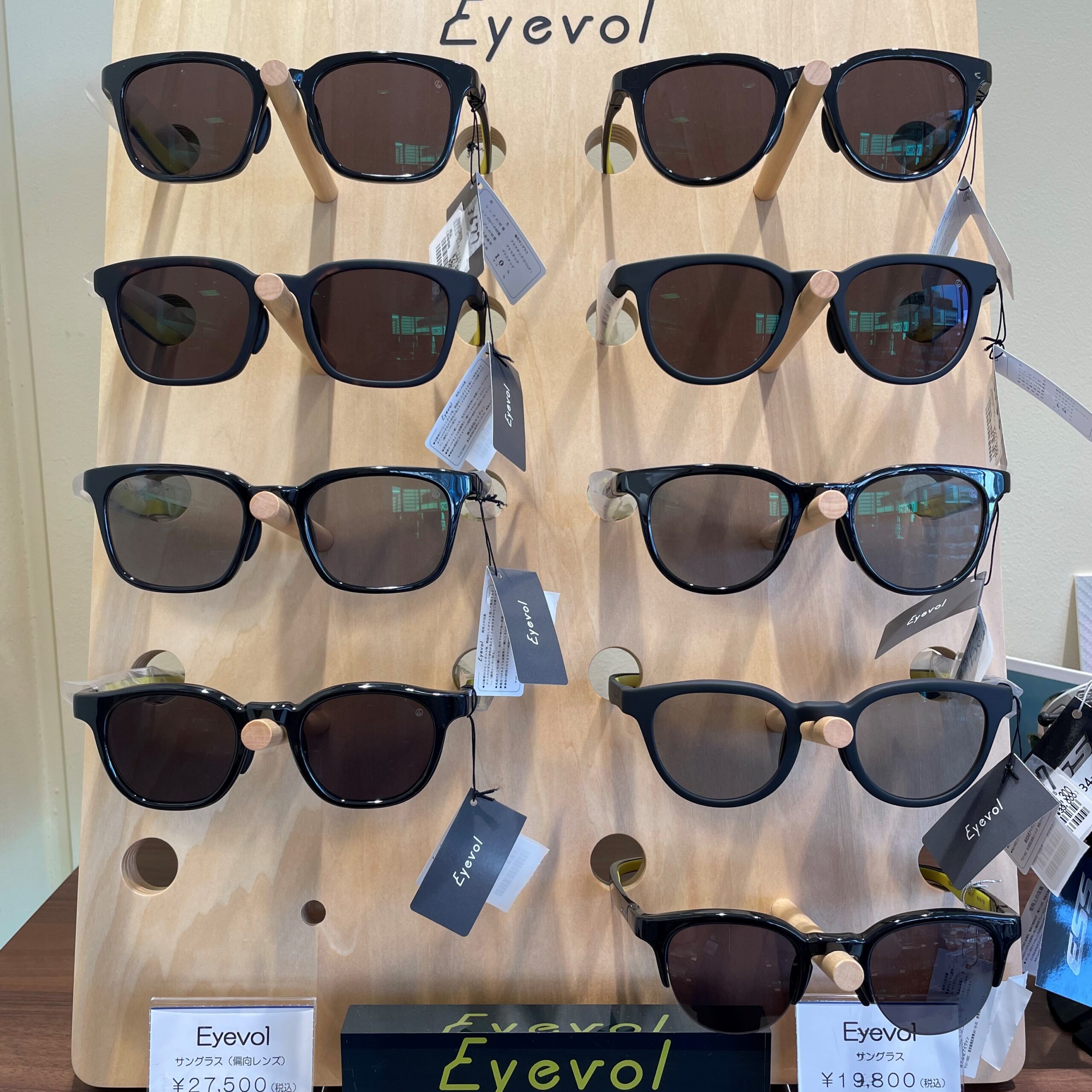 限定出品】EYEVOL×OLD MOUNTAIN コラボサングラス TANON_49_49BK-DG-DK